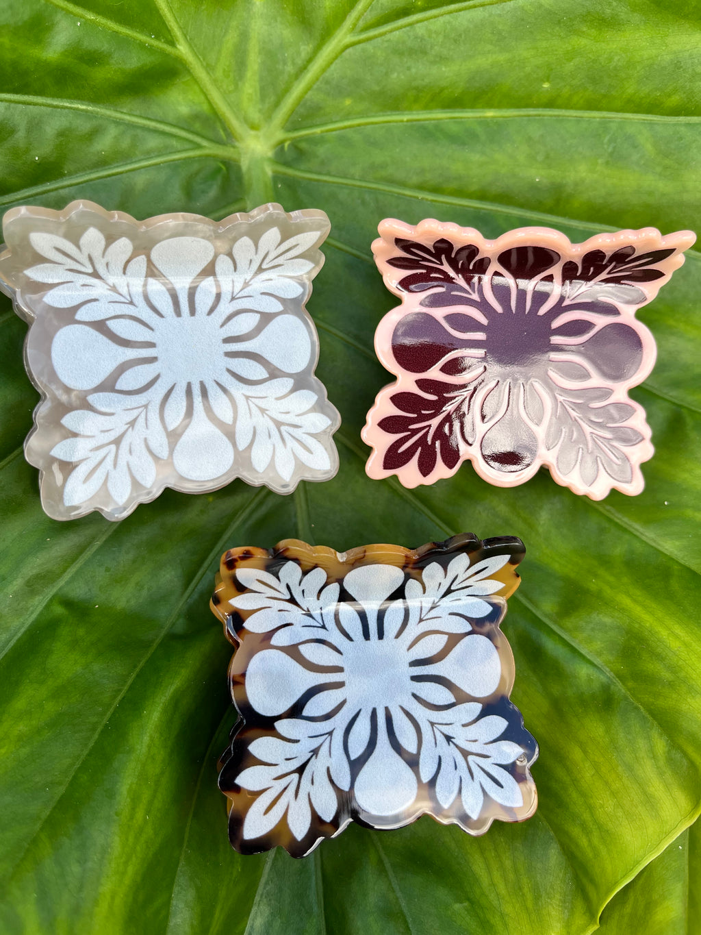 Hawaiian Quilt Clips Small