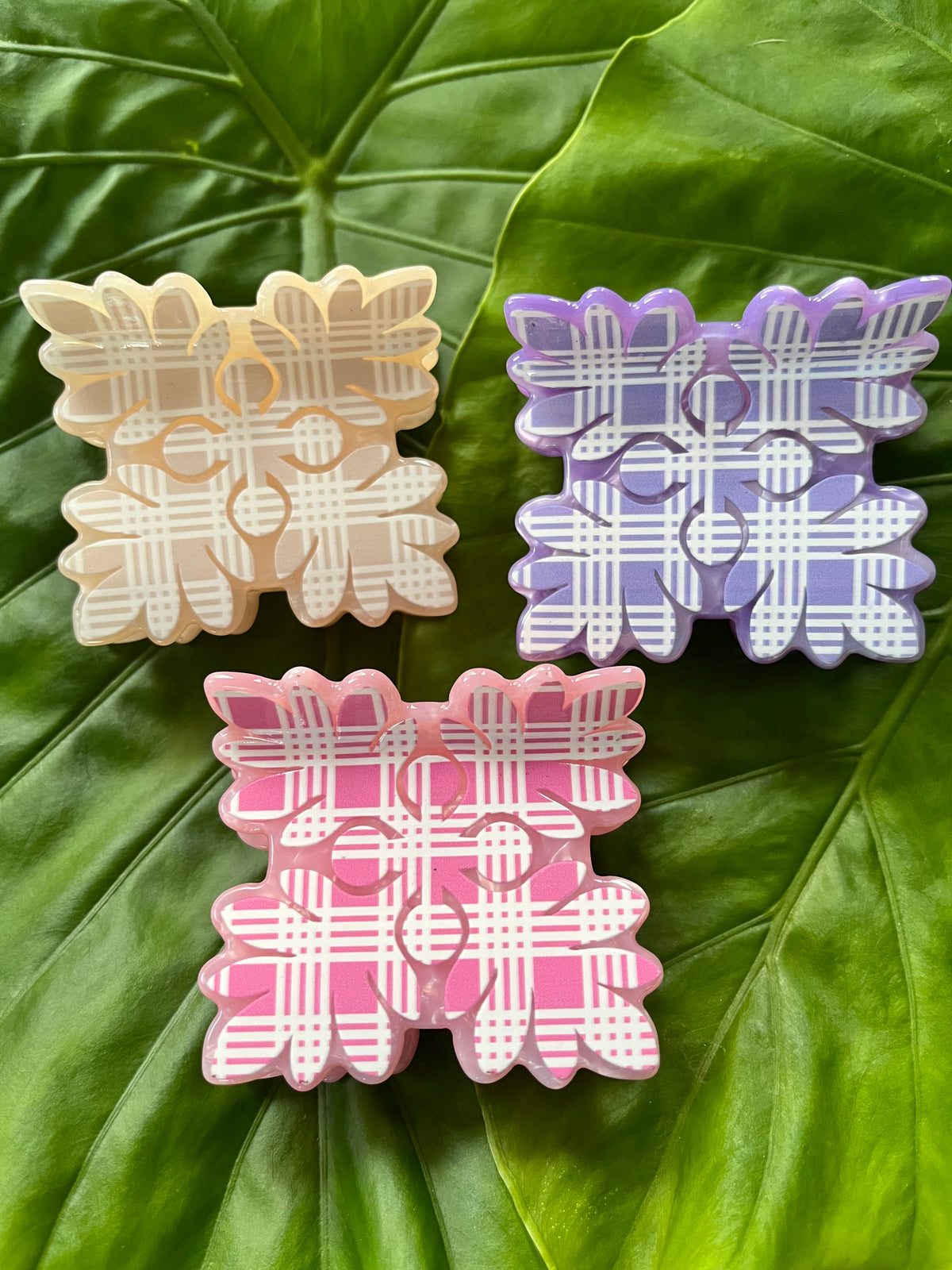 Hawaiian Quilt Clips Small Palaka