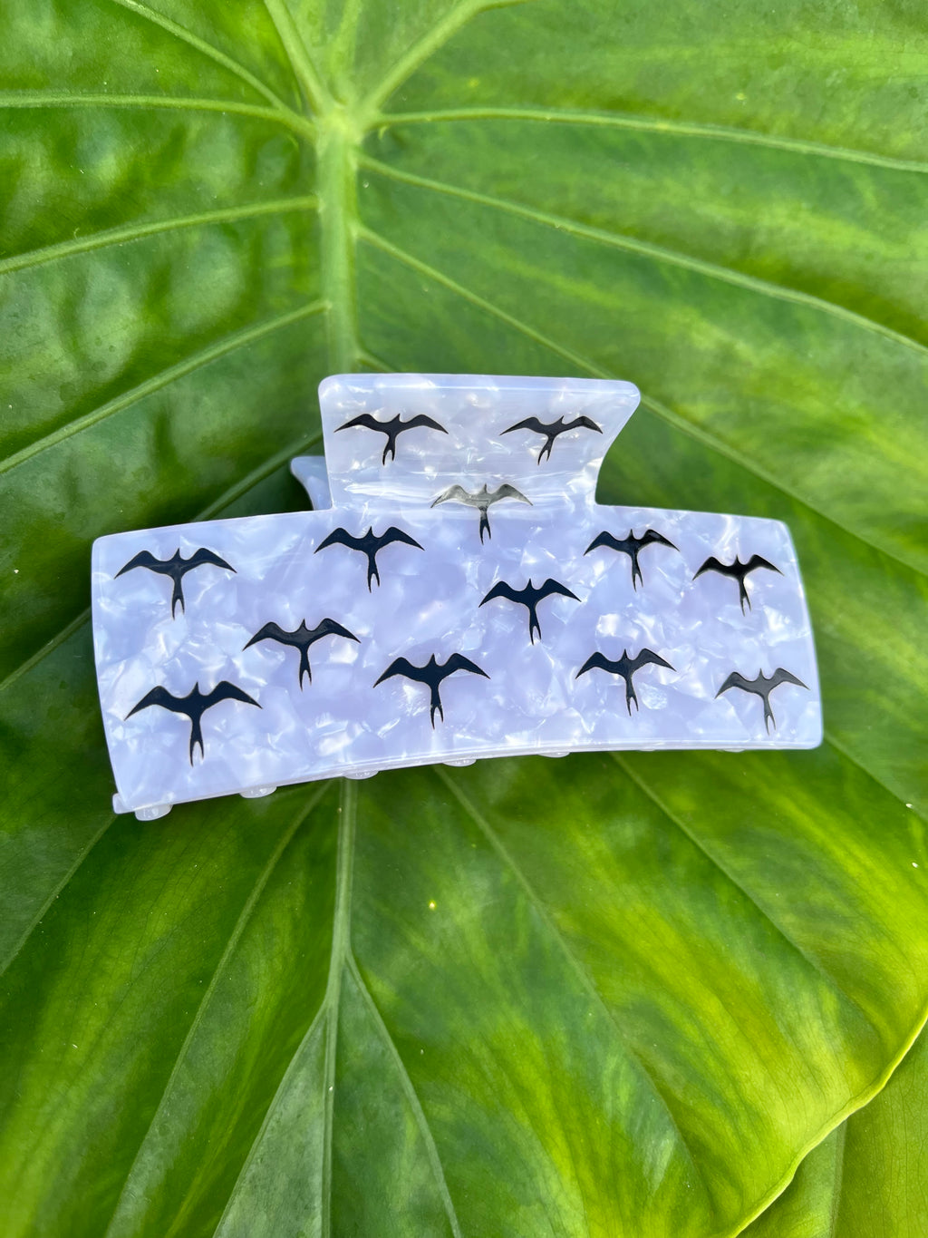 Iwa Bird Clip White & Black