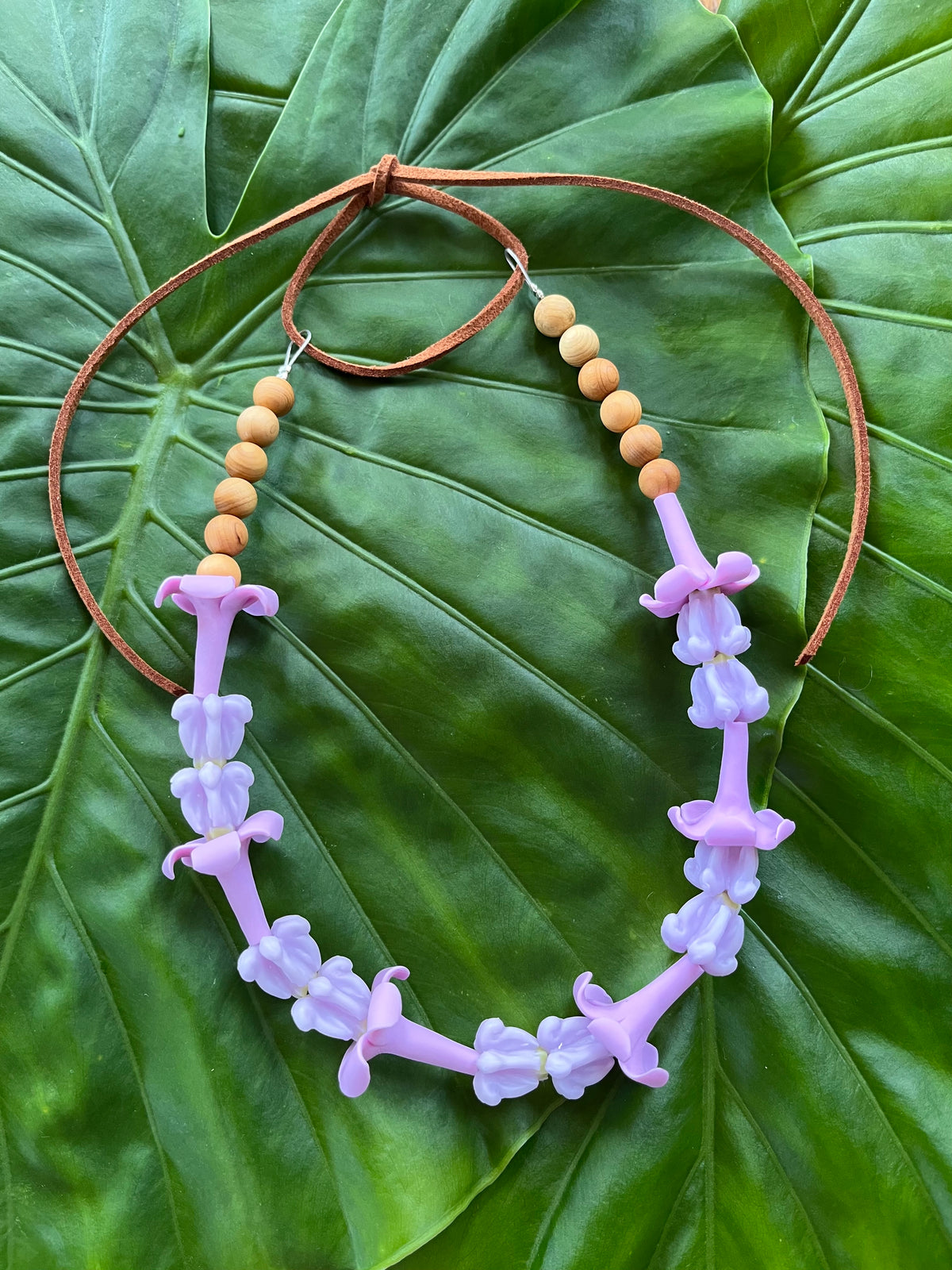Car Lei Mixed Floral Keni & Crown Lavender