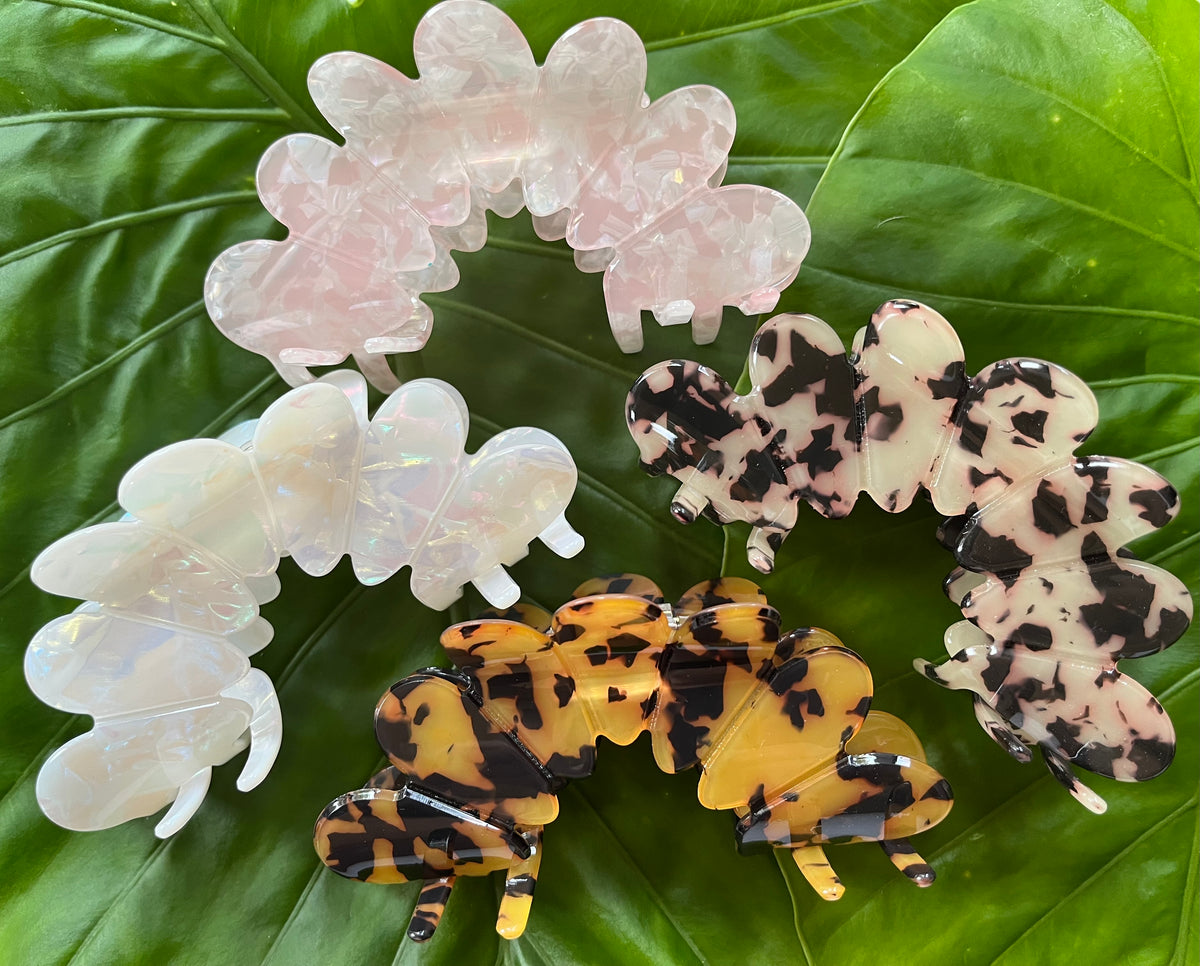 Hat Hair Clips Scalloped