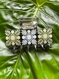 Hawaiian Quilt Clip Olive Green