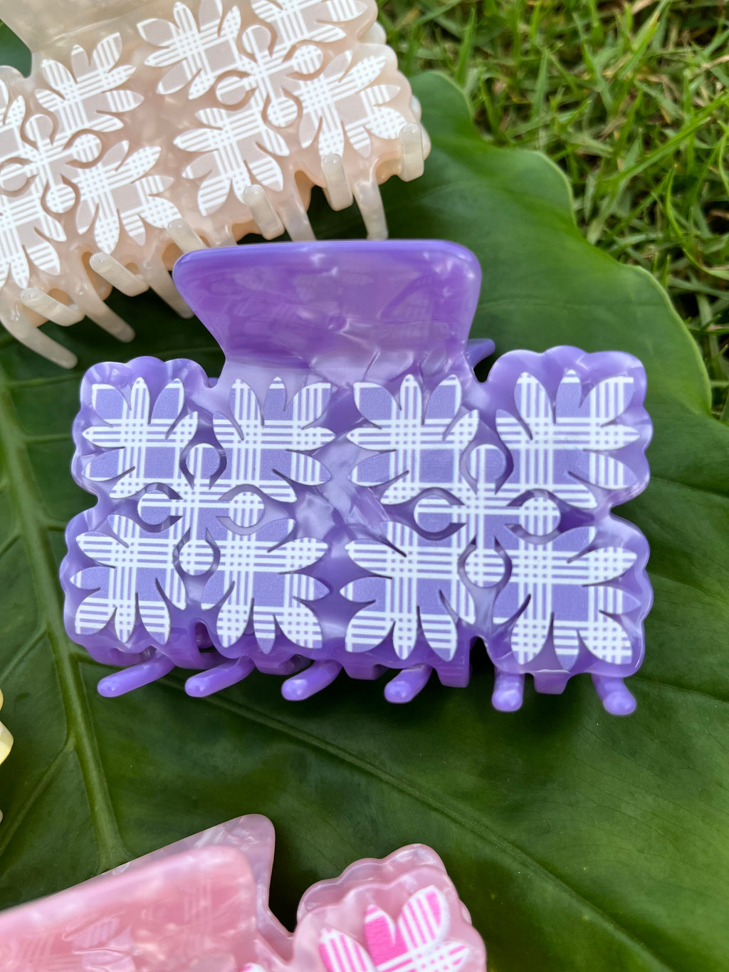 Large Palaka Hawaiian Quilt Clips