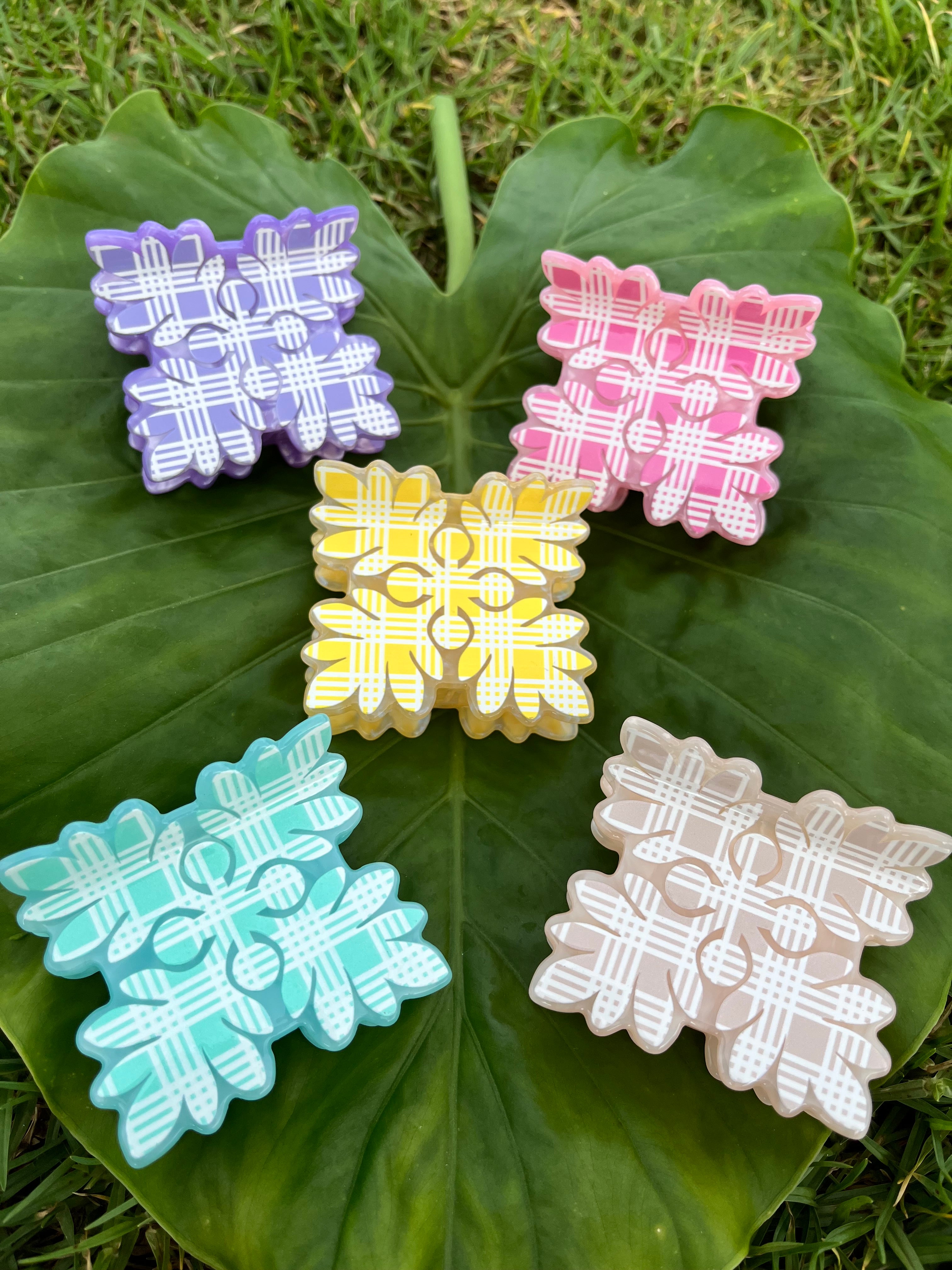 Palaka Hawaiian Quilt Small Clips