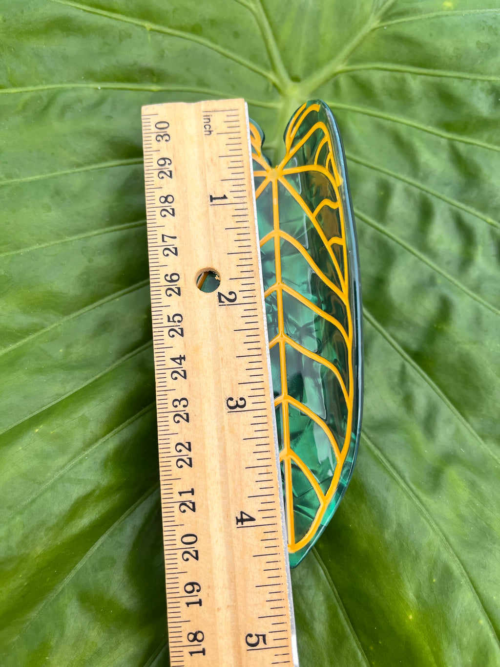 Large Kalo Clip Green & Yellow
